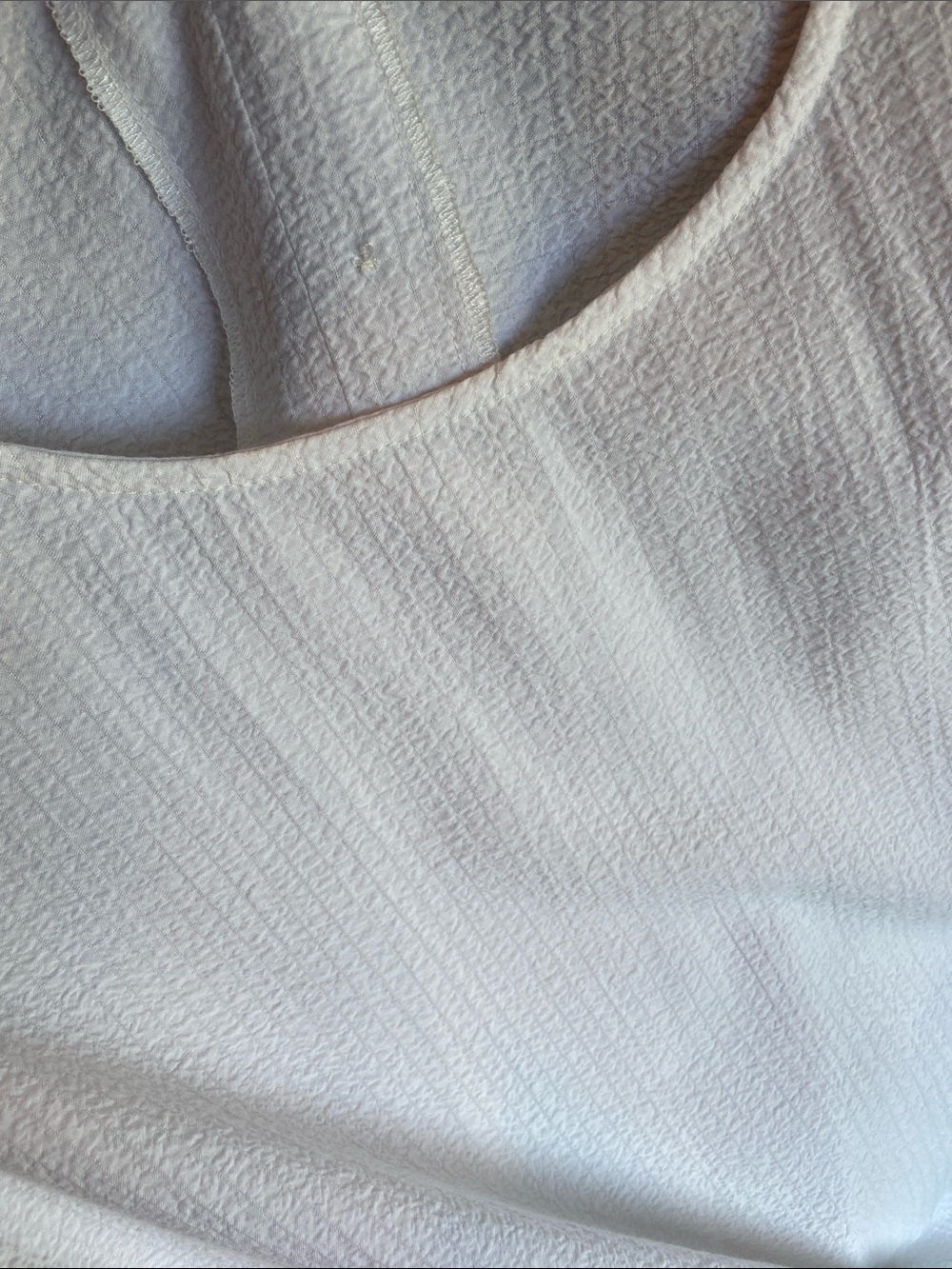 Toofan White Textured Peplum Tunic Top and pants - Picture 9 of 9
